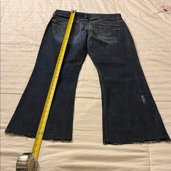 GAP Women's Flare Jeans in Deep Indigo used good condition - Picture 4 of 11